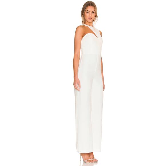 Amanda Uprichard x REVOLVE Gilda Jumpsuit in Ivory NWOT Medium - Picture 2 of 9